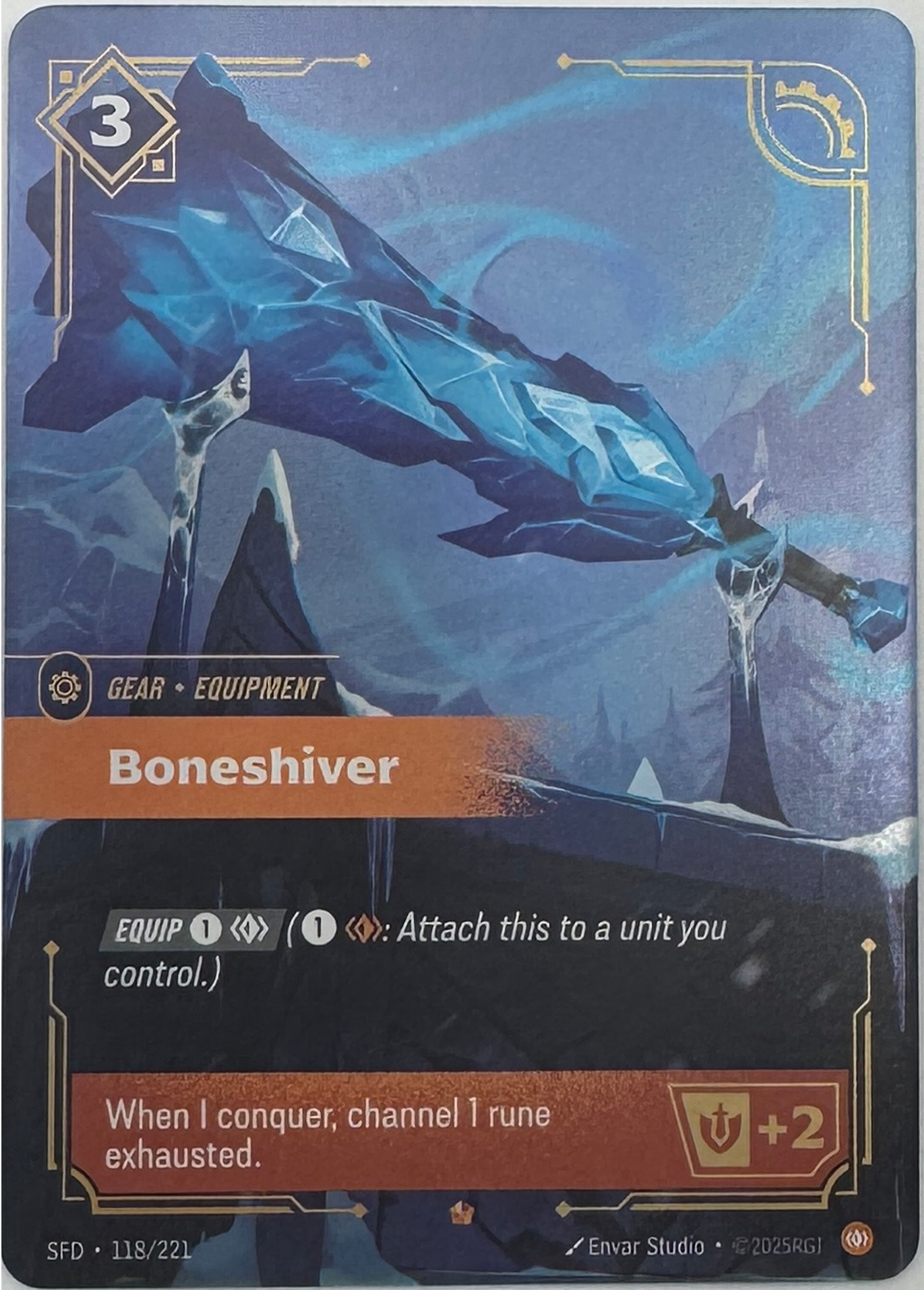 Boneshiver SFD 118/221