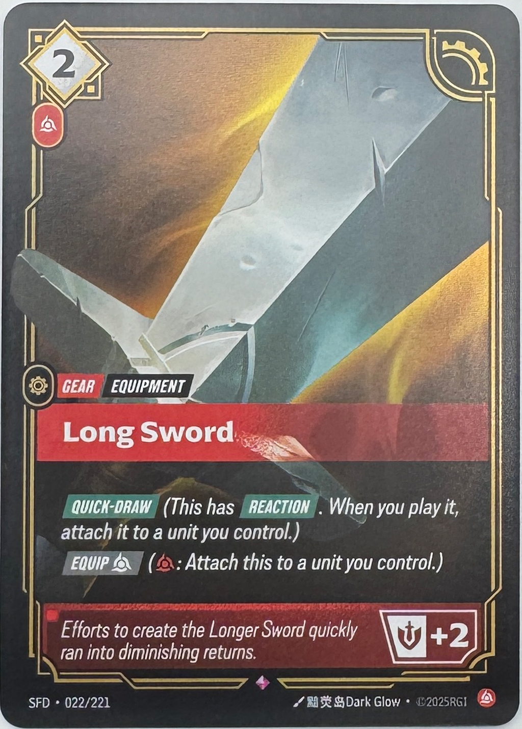 Long Sword SFD 022/221