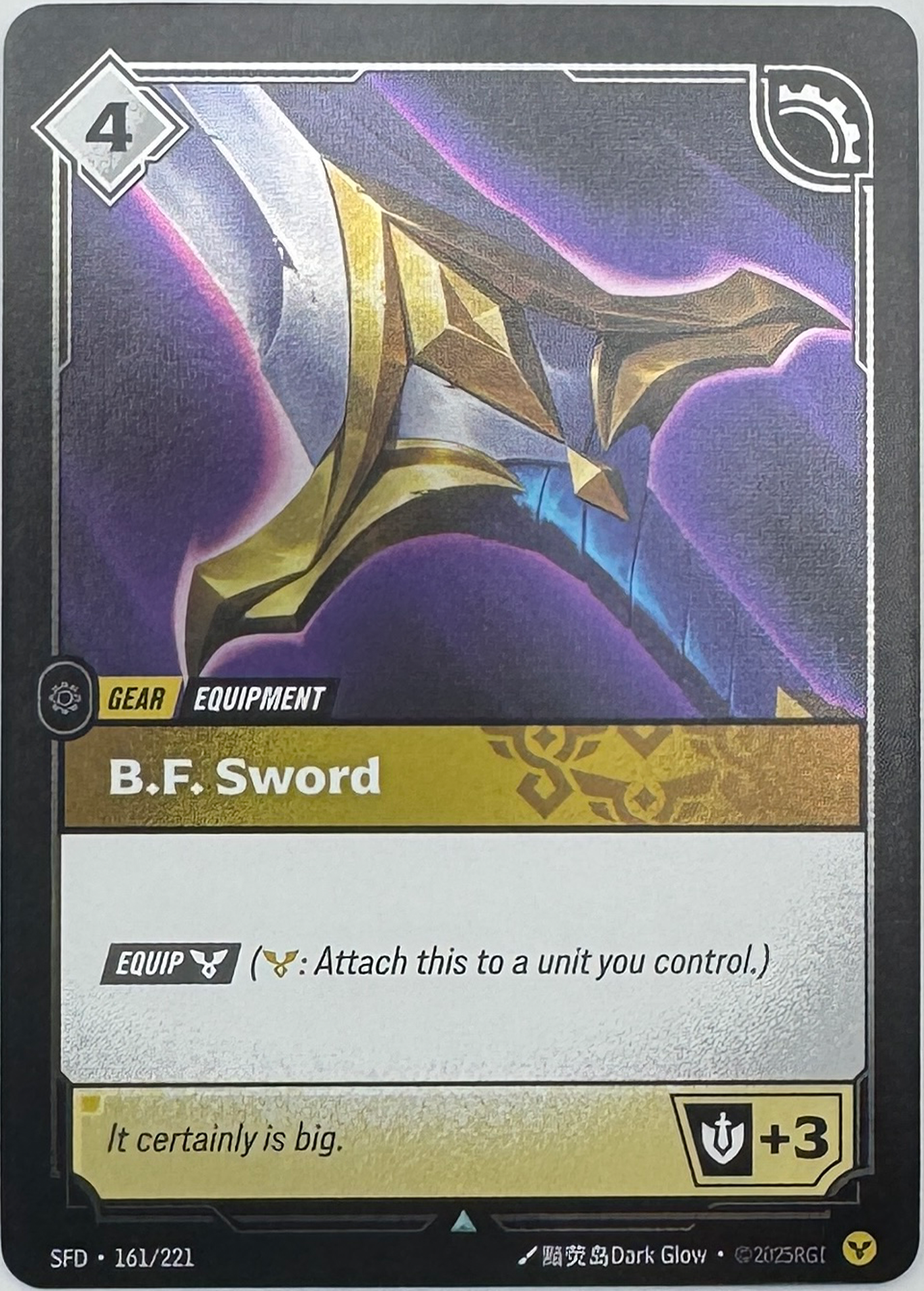 B.F. Sword SFD 161/221