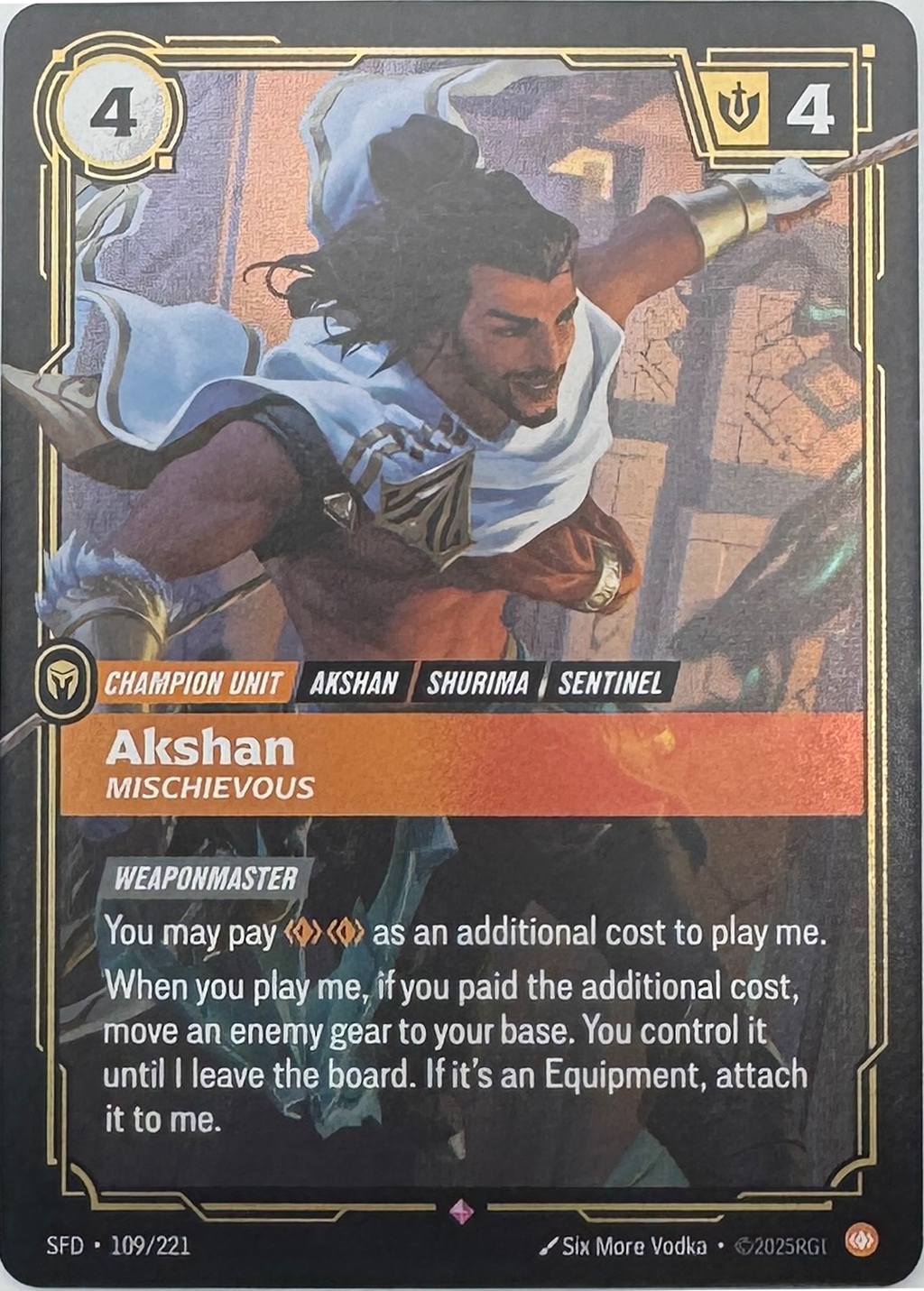 Akshan Mischievous SFD 109/221
