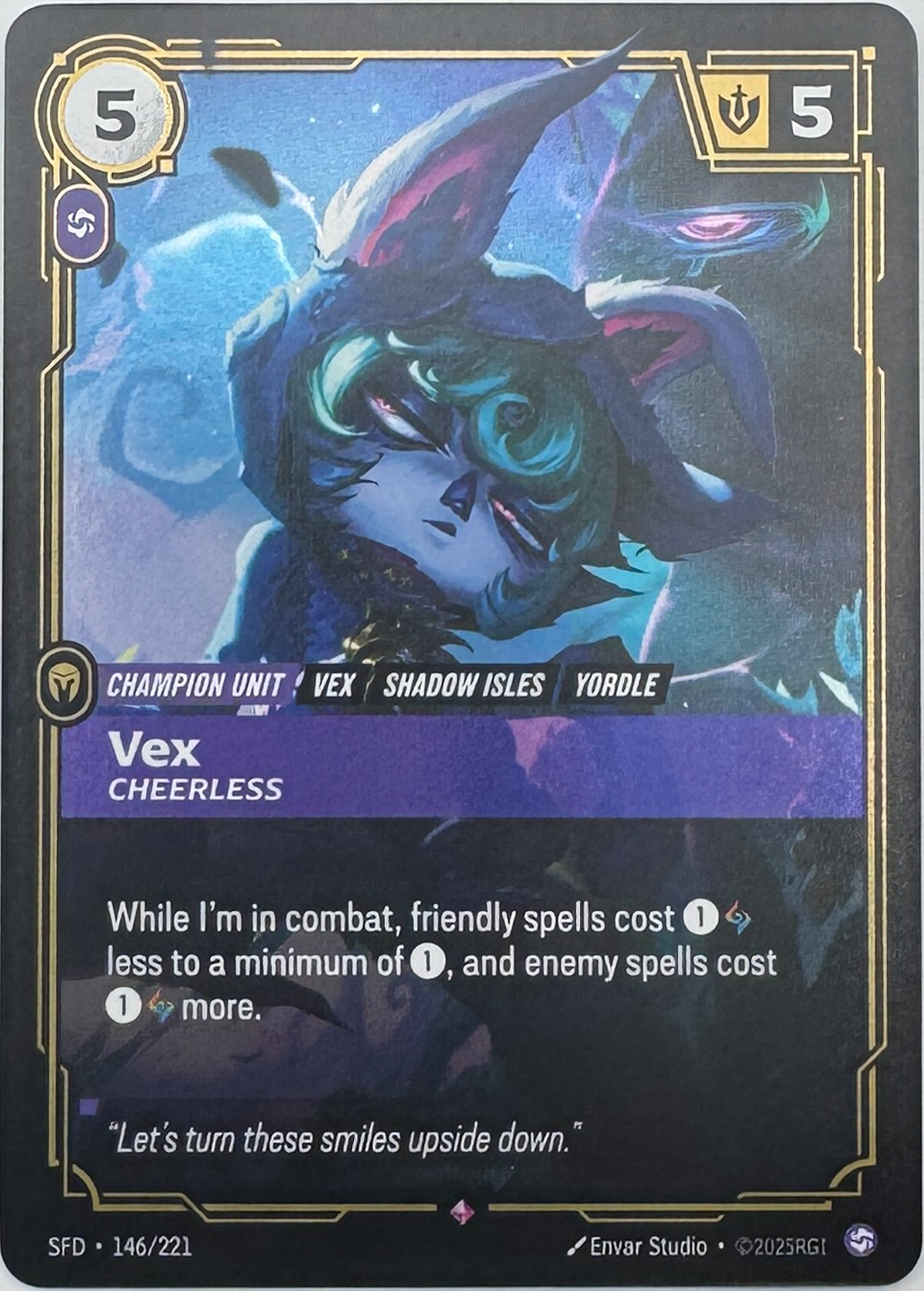 Vex Cheerless SFD 146/221