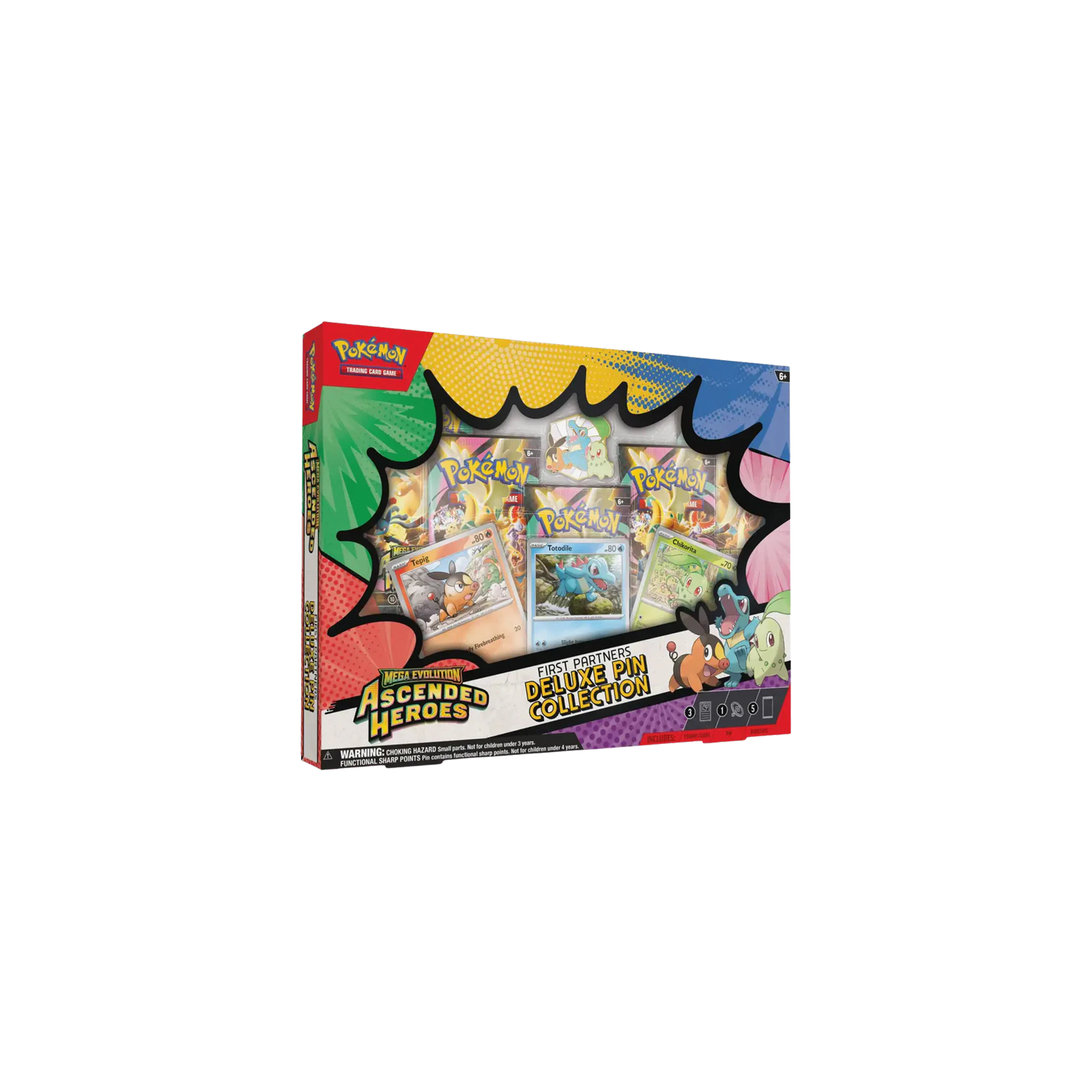 Pokémon Ascended Heroes First Partners Deluxe Pin Collection – Sealed (ENG) - Vorverkauf