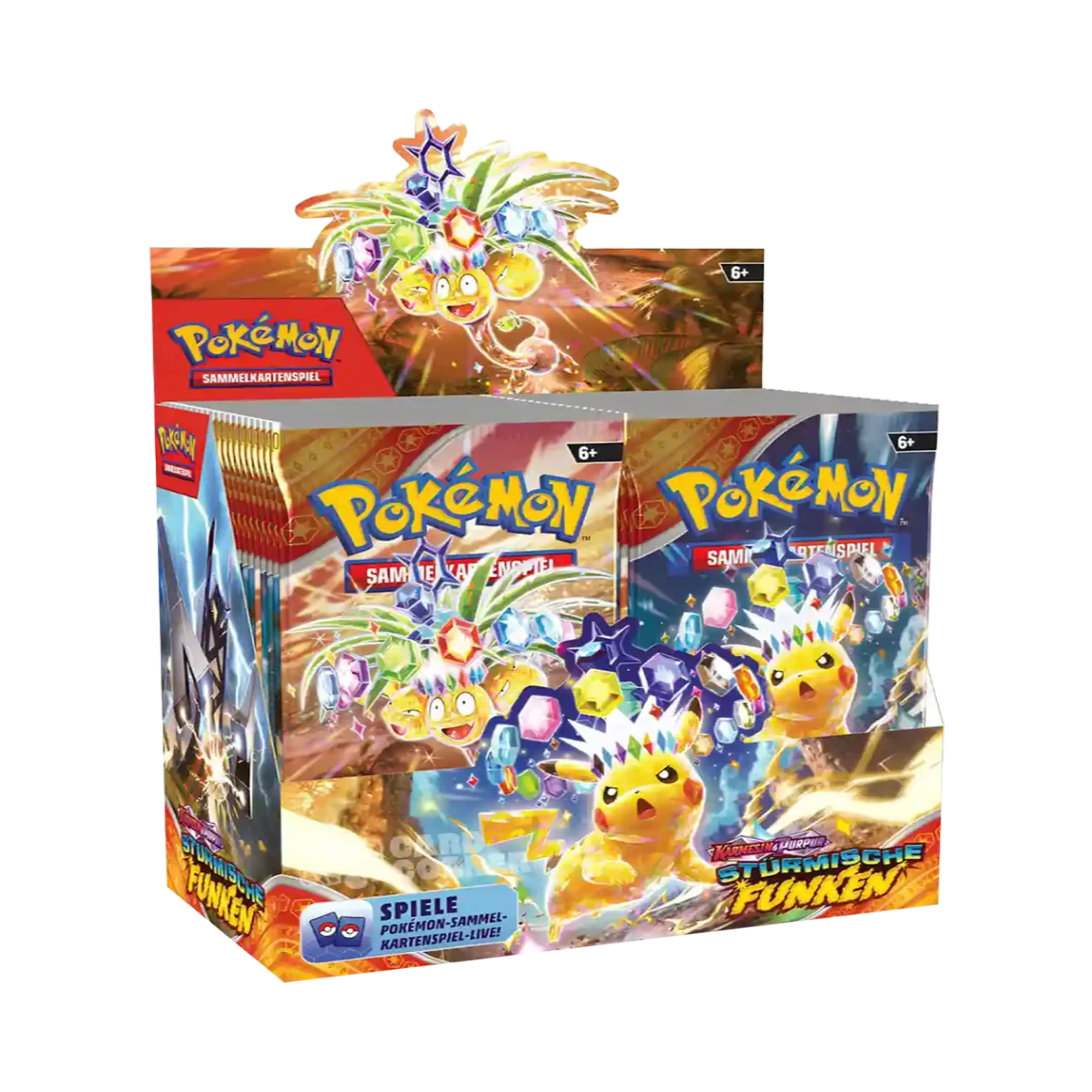 Pokemon Karmesin & Purpur Stürmische Funken Display (36 Booster) (deutsch)