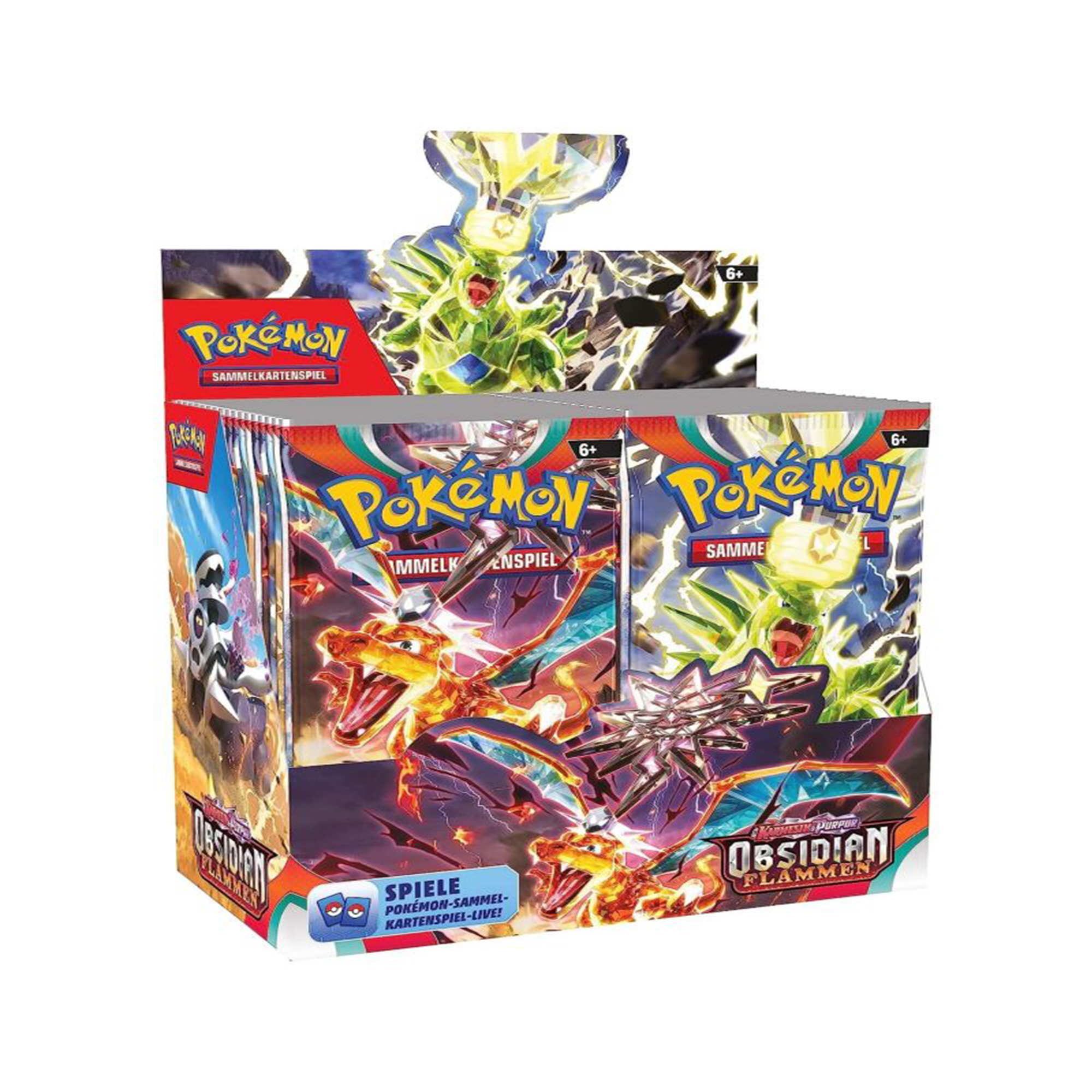 Pokemon Karmesin & Purpur Obsidian Flammen Display (36 Booster) DE